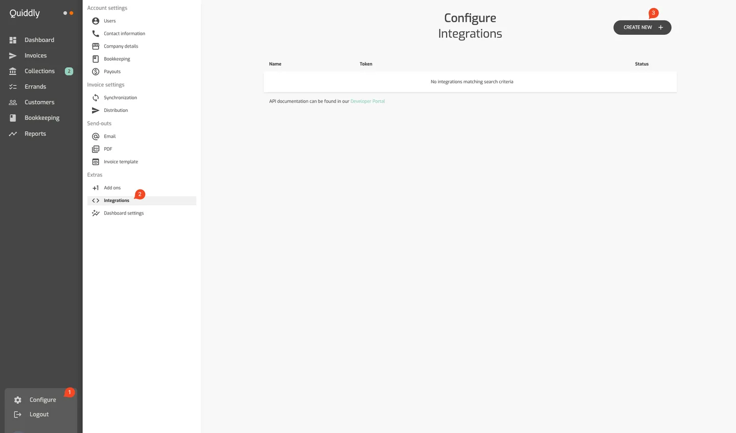 Work With Client Portal: Generate a service token
