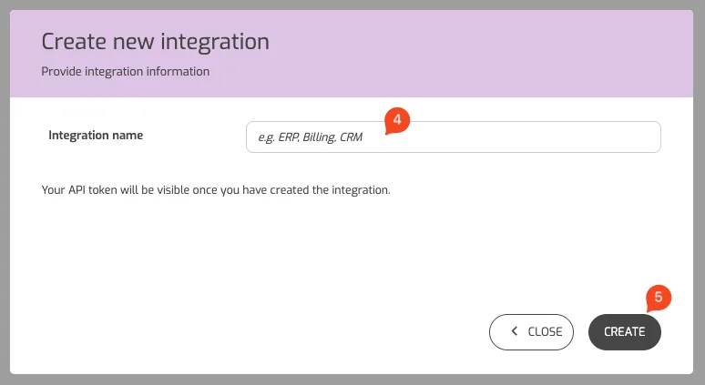 Work With Client Portal: Generate a service token