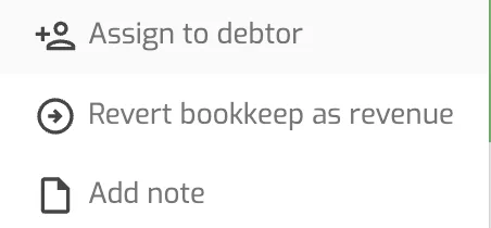 Way of Working – Unplaced Payments: Action 4 — Revert Bookkeeping as Revenue