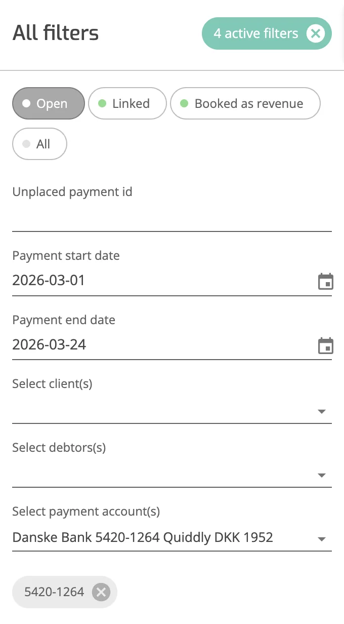 Way of Working – Unplaced Payments: Morning Sweep (Start of Day)