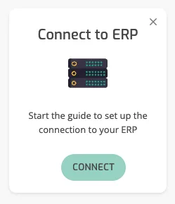 Onboard ERP Integration: Establish Connection by Client
