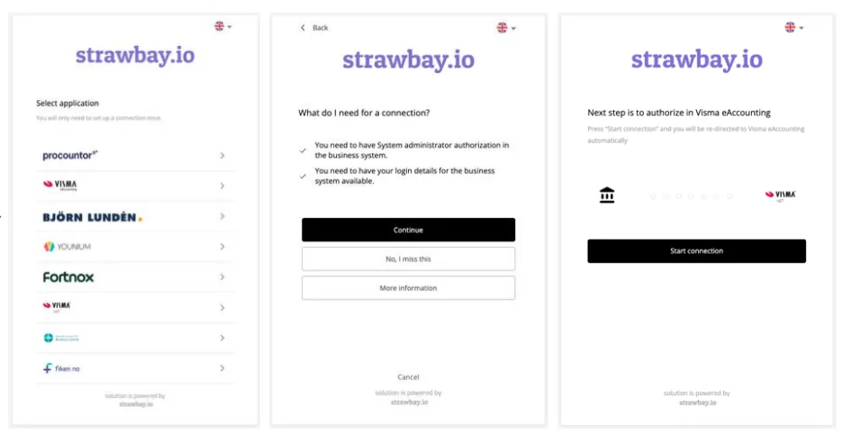 Onboard ERP Integration: Establish Connection by Client