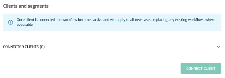 Setup Debt Collection: Connect To Client