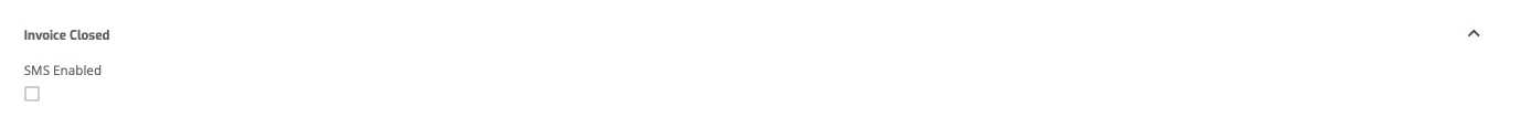 Setup Invoice Profiles: Invoice Closed Settings
